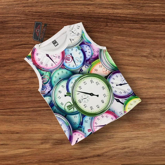 KIDS 3D PRINTSLEEVELESS T-SHIRT